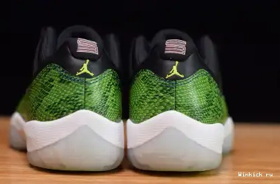 GREEN JORDAN LOW 11 SNAKESKIN - RETRO 0704